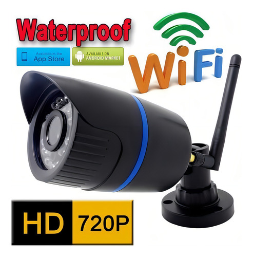 Câmera de segurança Jienuo JN-IP502AR-A-WIFI com resolução HD 720p