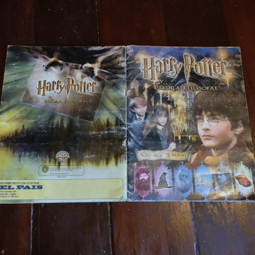 Album  Figuritas Harry Potter Y La Piedra Filosofal Completo