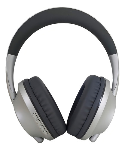 Fone De Ouvido Sem Fio Bluetooth Headset Wireless Cor Prata