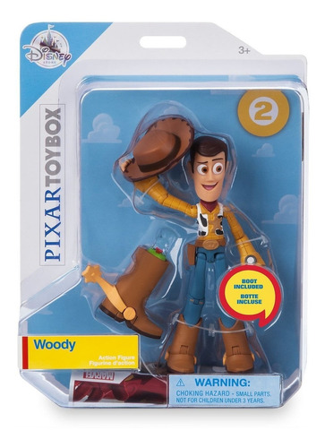 Woody Vaquero Figura Toy Box Toy Story Disney Store 