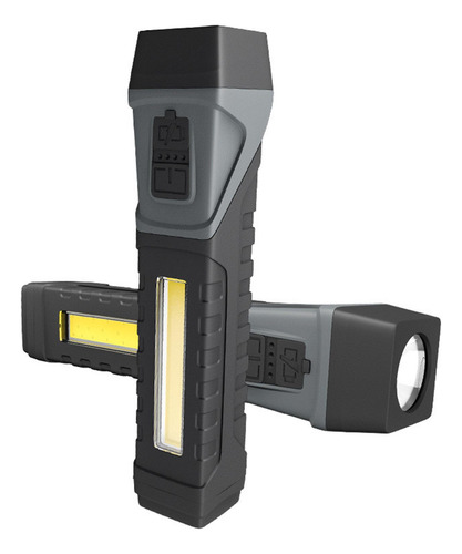 Linterna De Mano Con Cabezal De Luz Giratoria De Luz De