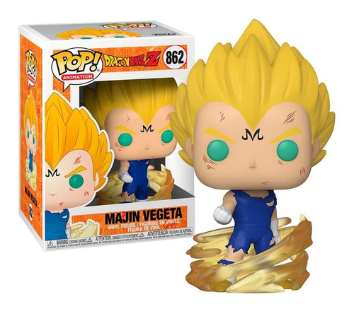 Boneco Funko Pop Majin Vegeta 862 - Dragonball Z Original