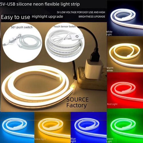 2 Metros De Luz Led, Especificar Color Usb 501