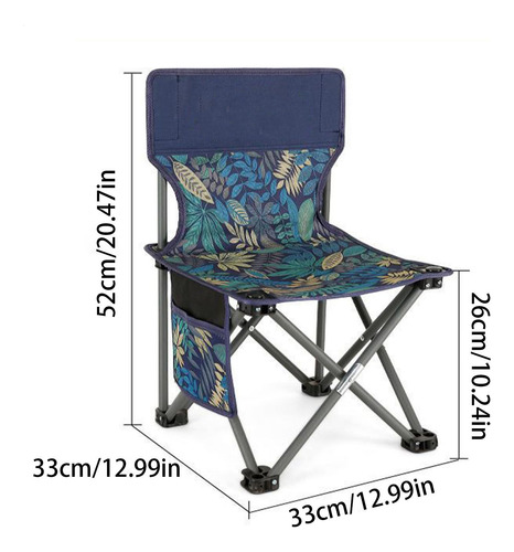 Silla Plegable Al Aire Libre Silla De Camping Portátil Silla