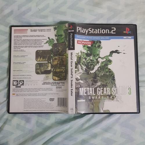 Metal Gear Solid 3 Snake Eater Ps2 (Usado)