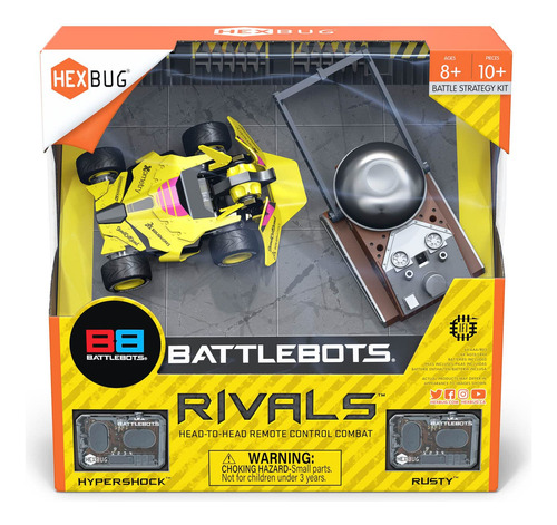 Hexbug De Battlebots Compite Con Rusty E Hypershock Con Cont