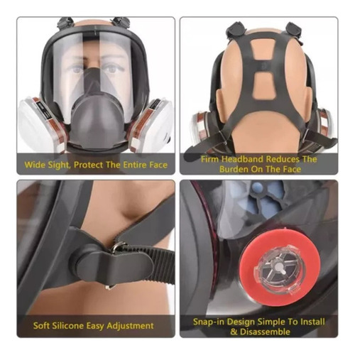Pintura Protectora Facial Para Respirador Y Polimento Facial