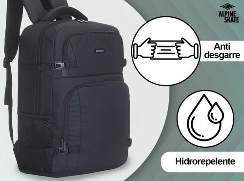 Mochila Porta Notebook Alpine Skate Urbana Acolchada Liviana