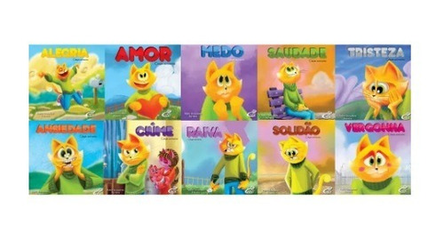 Coleção Sentimentos Com 10 Livros + Brinde