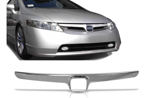 Friso Grade Dianteira New Civic 2007 2008 Cromado