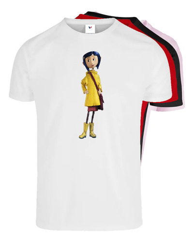 Playera Para Caballero Diseño Cooraline #4