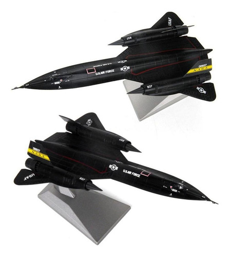 . 1/144 Alloy Sr-71a Blackbird Reconocimiento Avión Jet