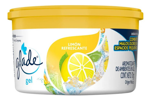 Aromatizador Glade Minigel Limón 70g