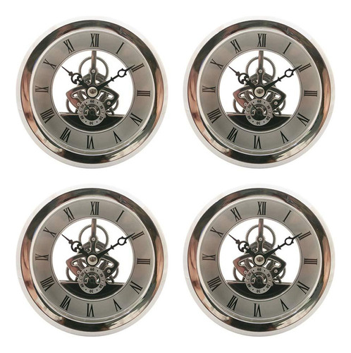 4pcs 4.06 Pulgadas (103 Mm) Reloj De Movimiento Con Forma