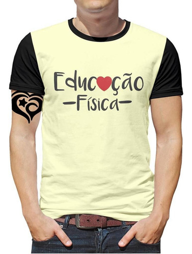 Camiseta Educação Física Plus Size Professor Masculina Blusa