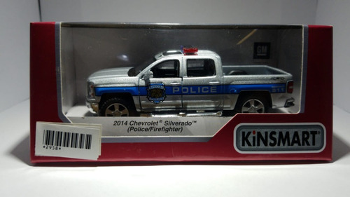 Kinsmart 2014 Chevrolet Silverado Escala 1:36 (aprox 12 Cm)