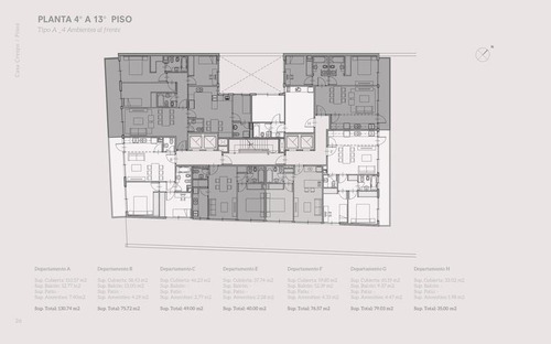 Imagen 14 de 21 de Casa Crespo Av Corrientes Al 5400 35 M2 1 Dormitorios Amenities Entrega 2021