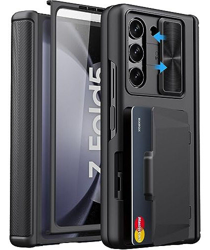 Funda 360 Tarjetero Samsung Z Fold 5 - Negro