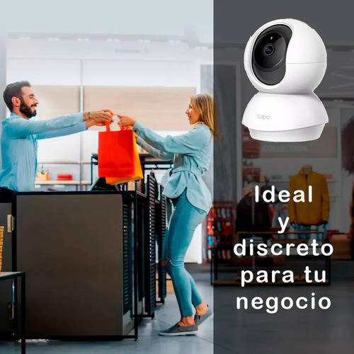Cámara Wi-fi Tp-link Tapo C210 3mp Audio Bidireccional Con Memoria Microsd De 64gb