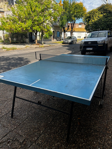 Mesa De Ping Pong - Usada - Azul Acero (Usado)