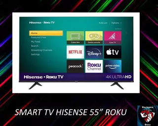 Smart Tv Hisense 55 Roku 4k