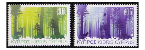 2011 Europa- Cuidado Bosques- Chipre (sellos) Mint