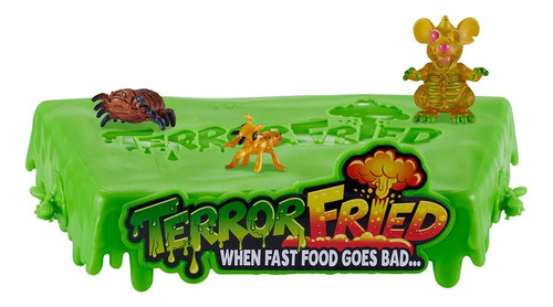 Terror Fried Hamburguesa 3 Pack Coleccionable Playset Bandai