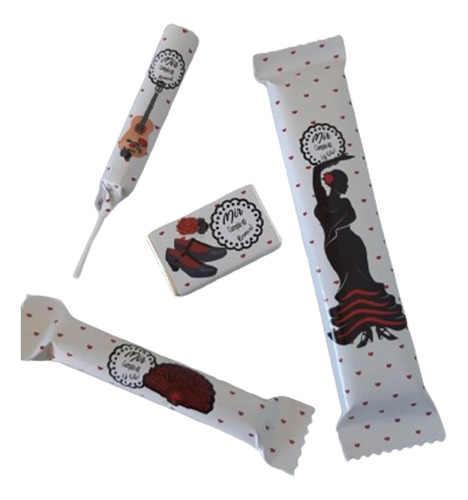 Candy Bar Baile Flamenco Golosinas Para 10 Niños