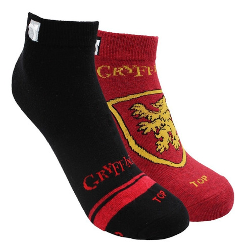 Imagen 1 de 5 de Calcetines Tobilleros Harry Potter Pack 2 C1 Top