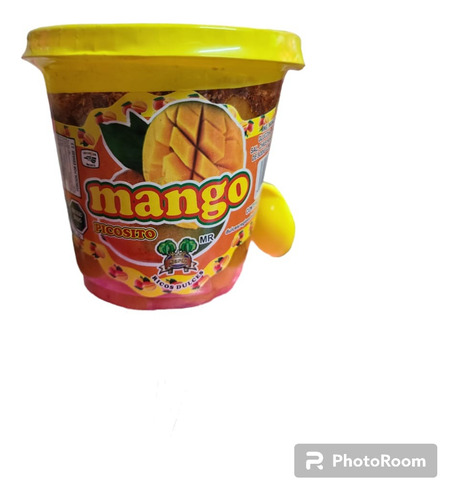 5 Vasos De Pulpa De Mango Con Chile