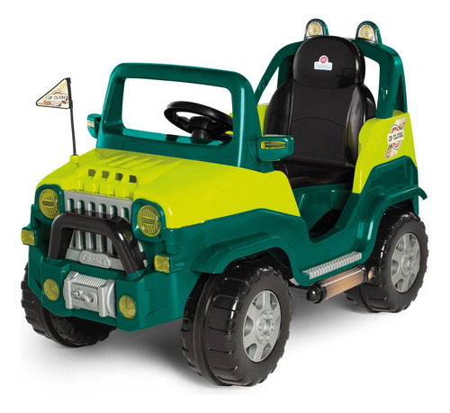 Veículo a pedais carro removível Calesita Quadriciclo Infantil cor verde