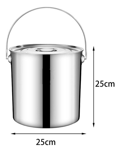 Olla De Acero Inoxidable Para Enlatar Pasta, Fácil De 11.5l