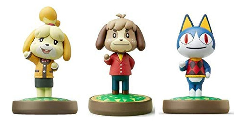 Animal Crossing Winter Digby, Rover, Isabelle Para Sw, Pack