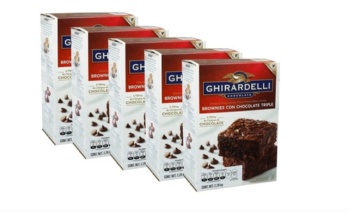 Harina Para Brownie Ghirardelli 2.26kg 5cajas