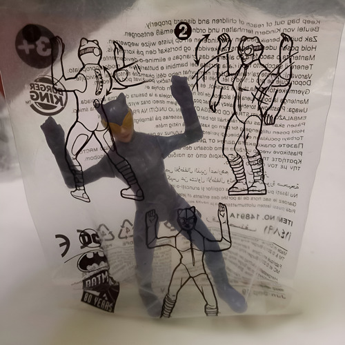 Gatubela Catwoman Batman 80 Años Muñeco Burger King 2019