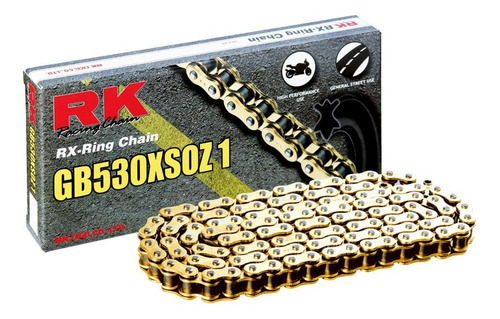 Cadena Rk Racing Gb530xsozseries) Gold 104 Link Performance 