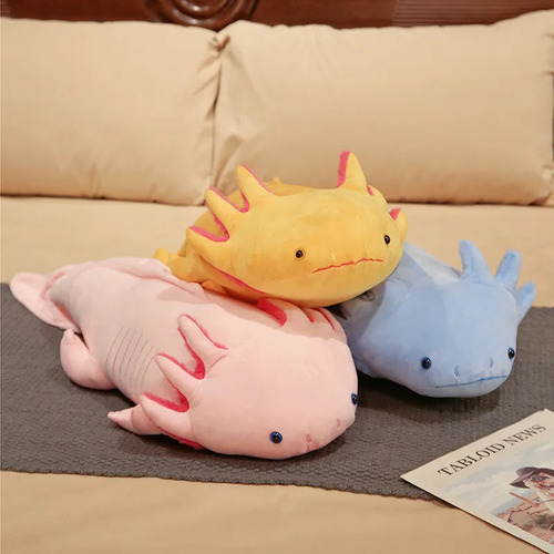Colorido Juguete De Peluche Axolotl Que Simula Ambystoma