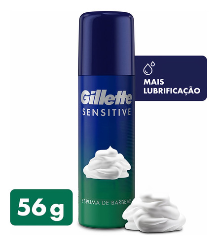 Gillette Espuma Para Afeitar Sensitive