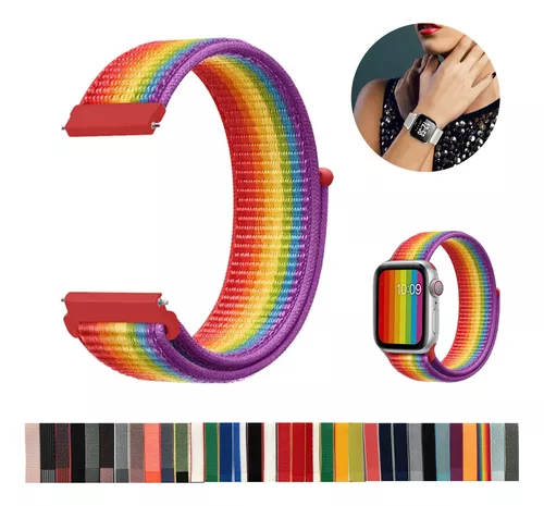 Correa acero Fitbit Versa 3 (arcoíris) 