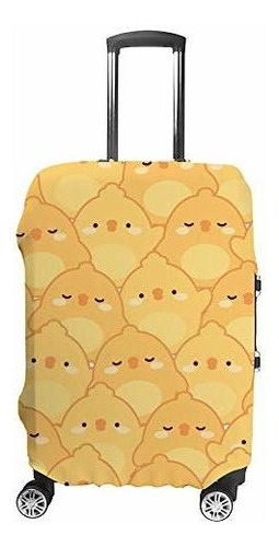 Maleta - Kuizee Luggage Cover Suitcase Cover Cute Chick Head