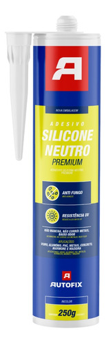 Silicone Neutro Incolor 250g Autofix