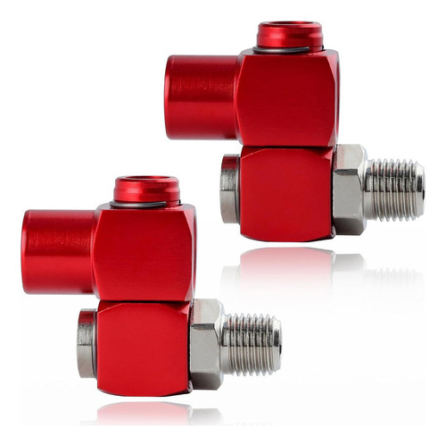 Conector Pneumático Mangueira Giratória Conetor Vermelho