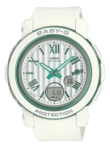 Reloj Mujer Casio Baby G Bga-290sw 7a Ø41,5mm - Impacto Color de la malla Blanco Color del bisel Blanco Color del fondo Blanco