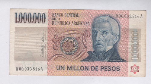 Billete Argentina - Reposicion 1 Millon - Año 1981 - B. 2515