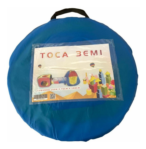 Imagem 5 de 5 de Toca Infantil 3x1 Com Tunel Top Com +100 Bolinhas