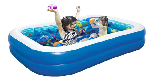 Piscina Inflable Freezyman 3d Mundo Submarino Acampar