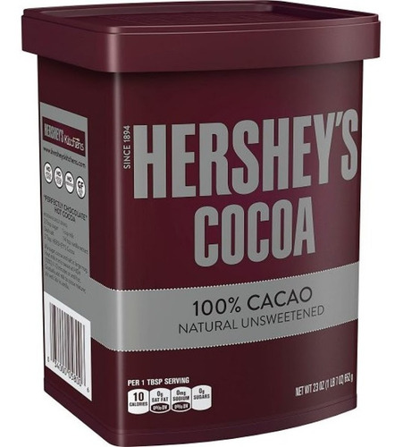 Cocoa En Polvo Hershey's 652 G