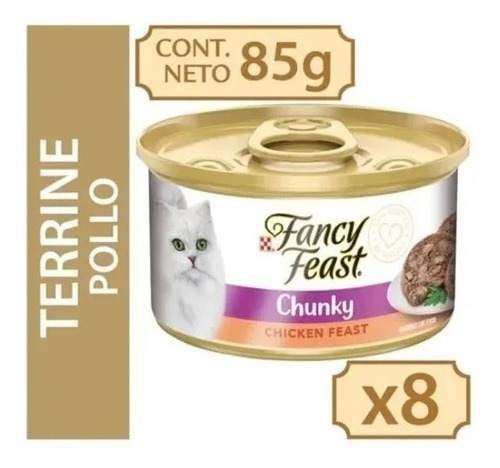 Alimento Húmedo Para Gato Fancy Feast Terrine Pollo 85g