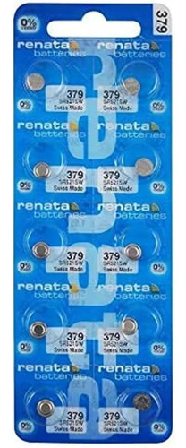 Baterias Renata 379 Sr521sw Botón 1.55 Voltios 10 Piezas