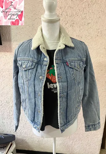 Chamarra levis con borrega mujer sale